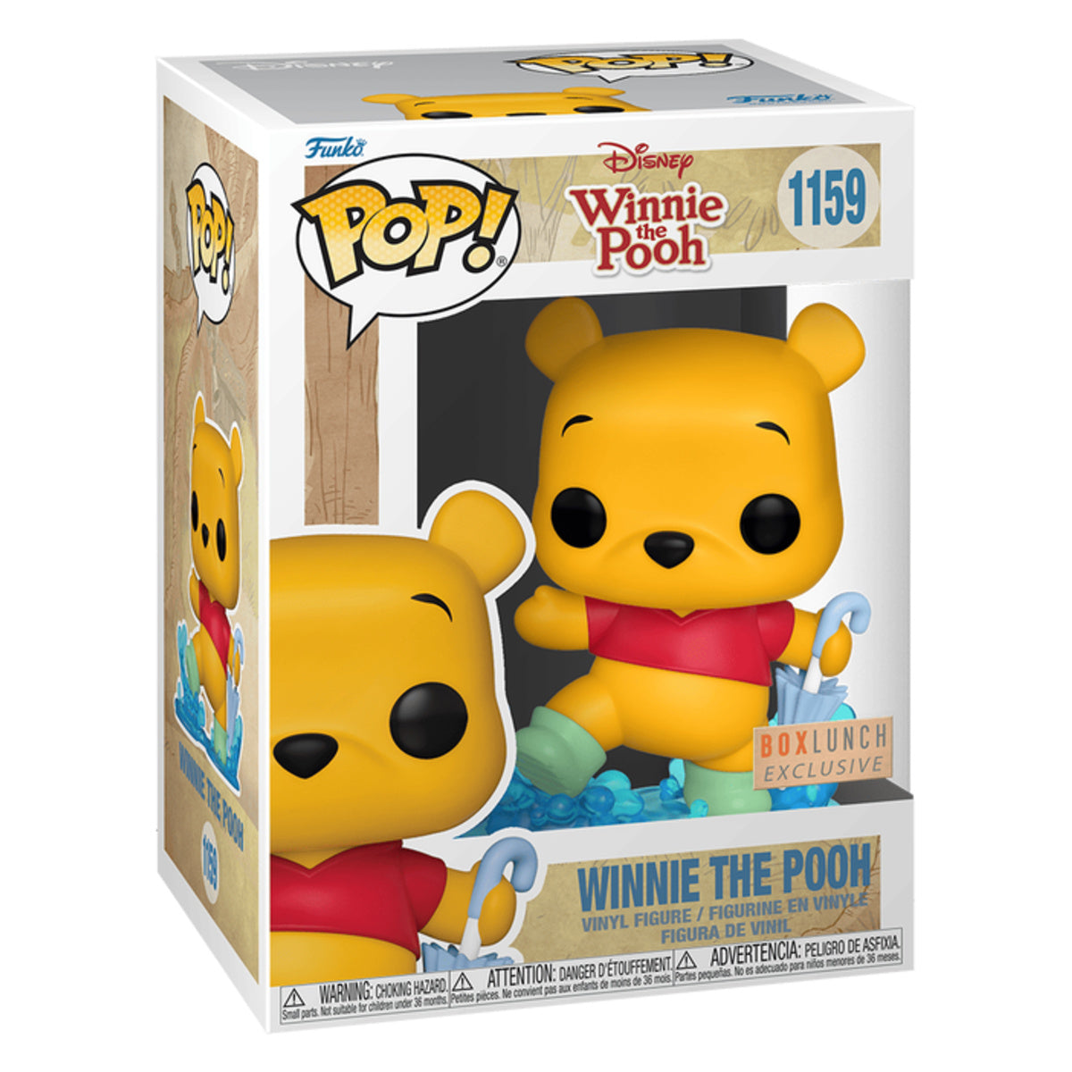 Funko Pop Winnie the Pooh In the Rain #1159 – Disney boxed