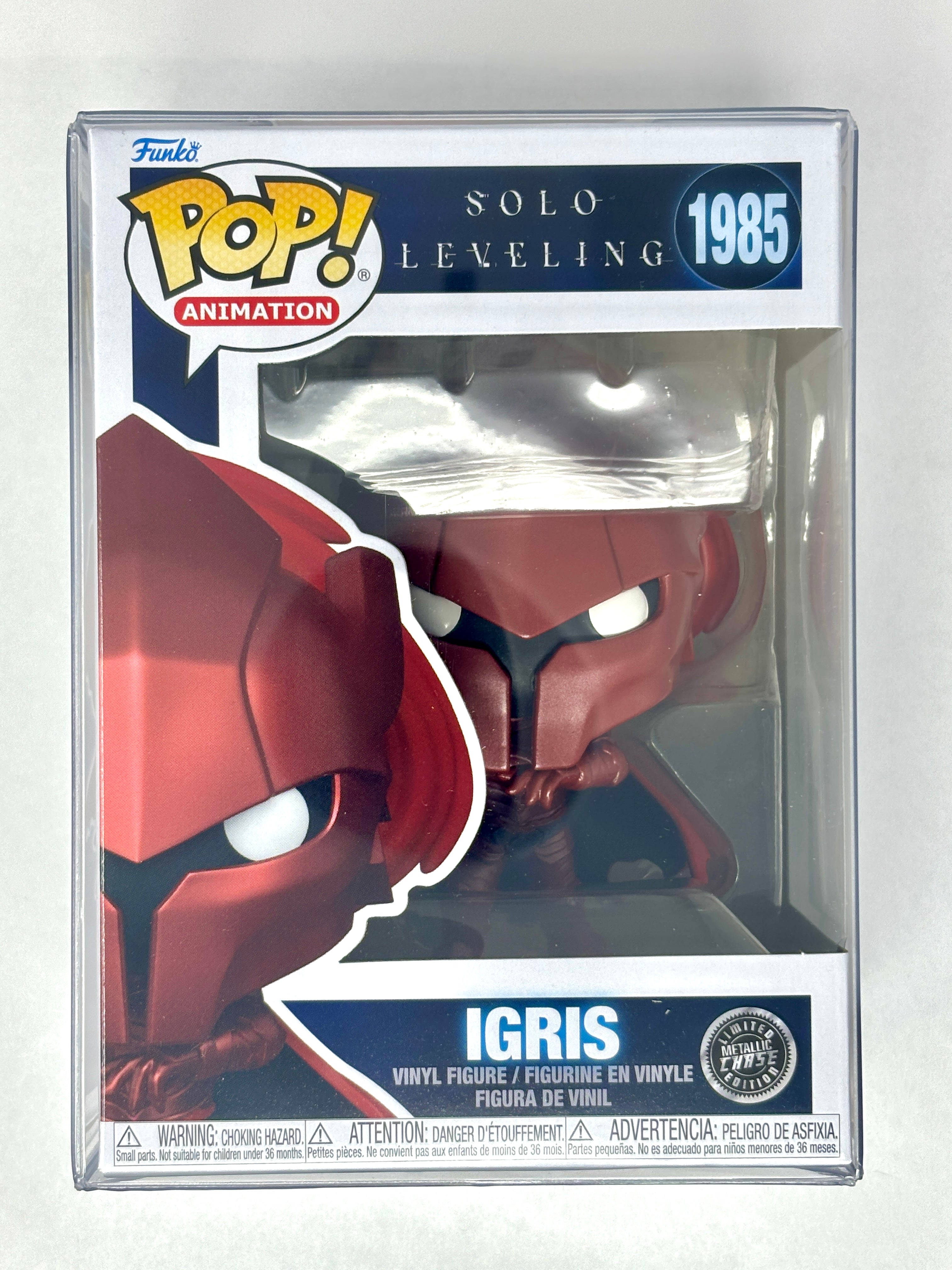 Funko Pop Igris #1985 – Solo Leveling (Chase) w/ Protector