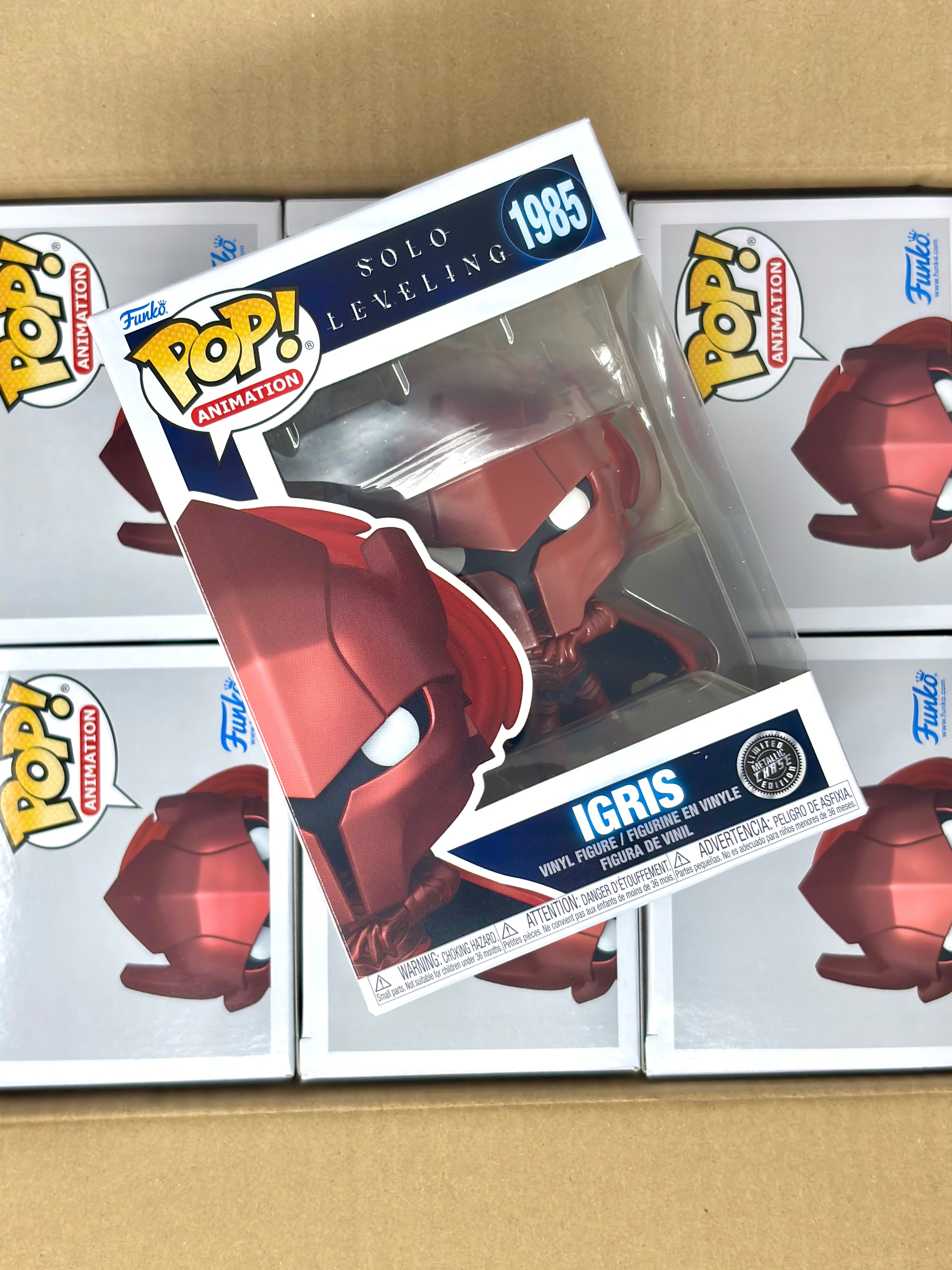 Funko Pop Igris #1985 – Solo Leveling (Chase) w/ Protector