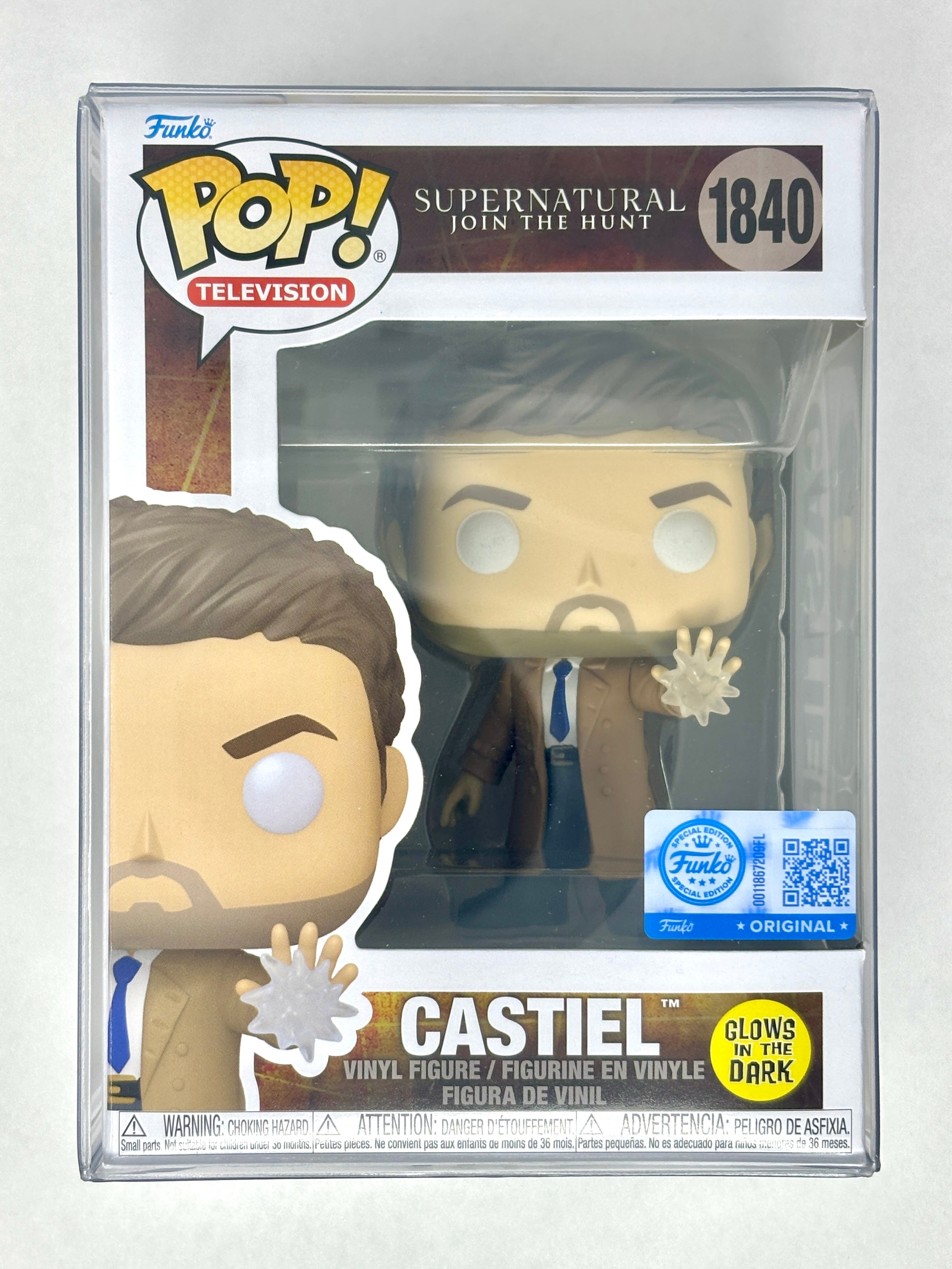 Funko Pop Castiel #1840 – Supernatural w/ Protector