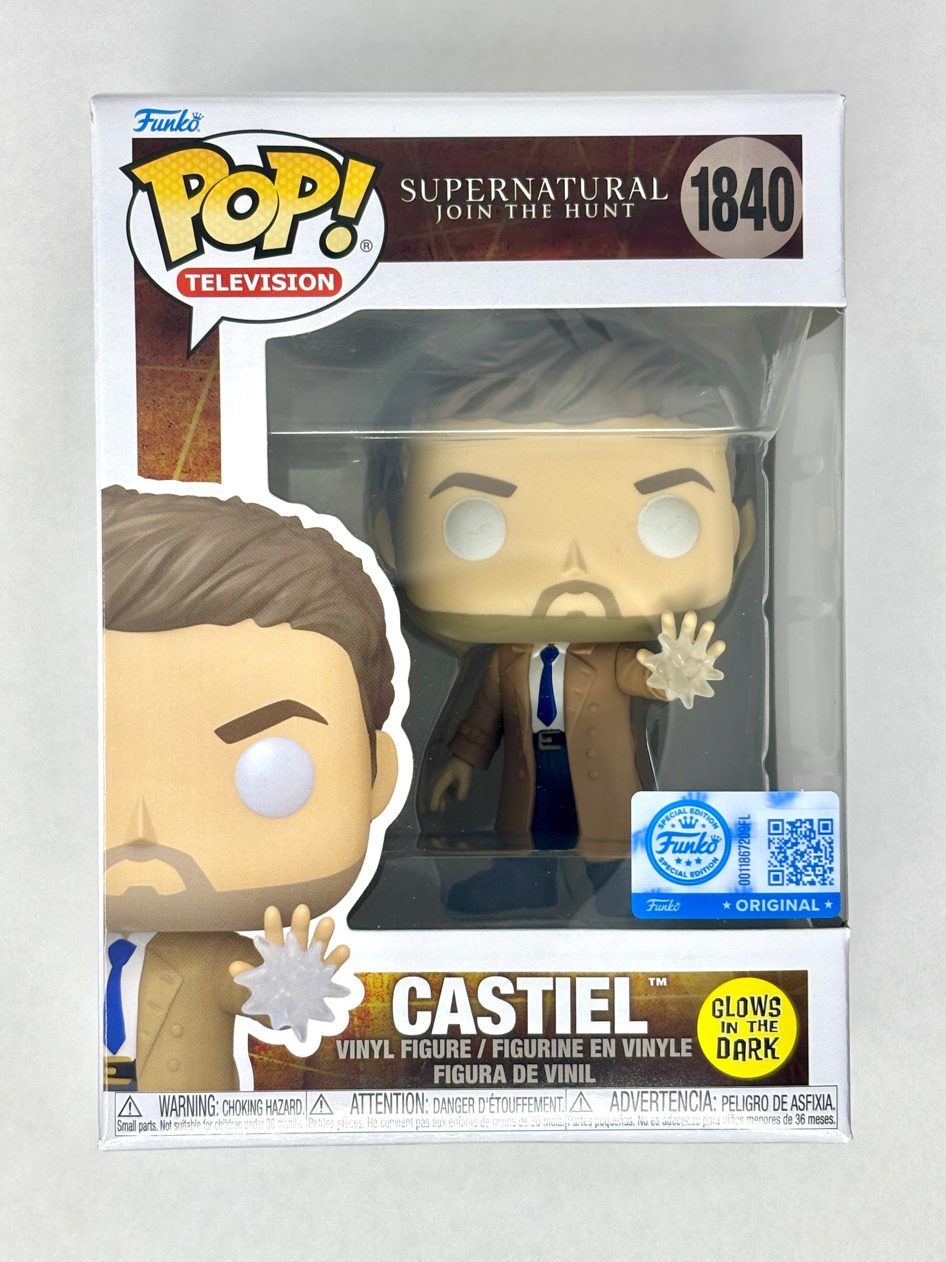 Funko Pop Castiel #1840 – Supernatural w/ Protector