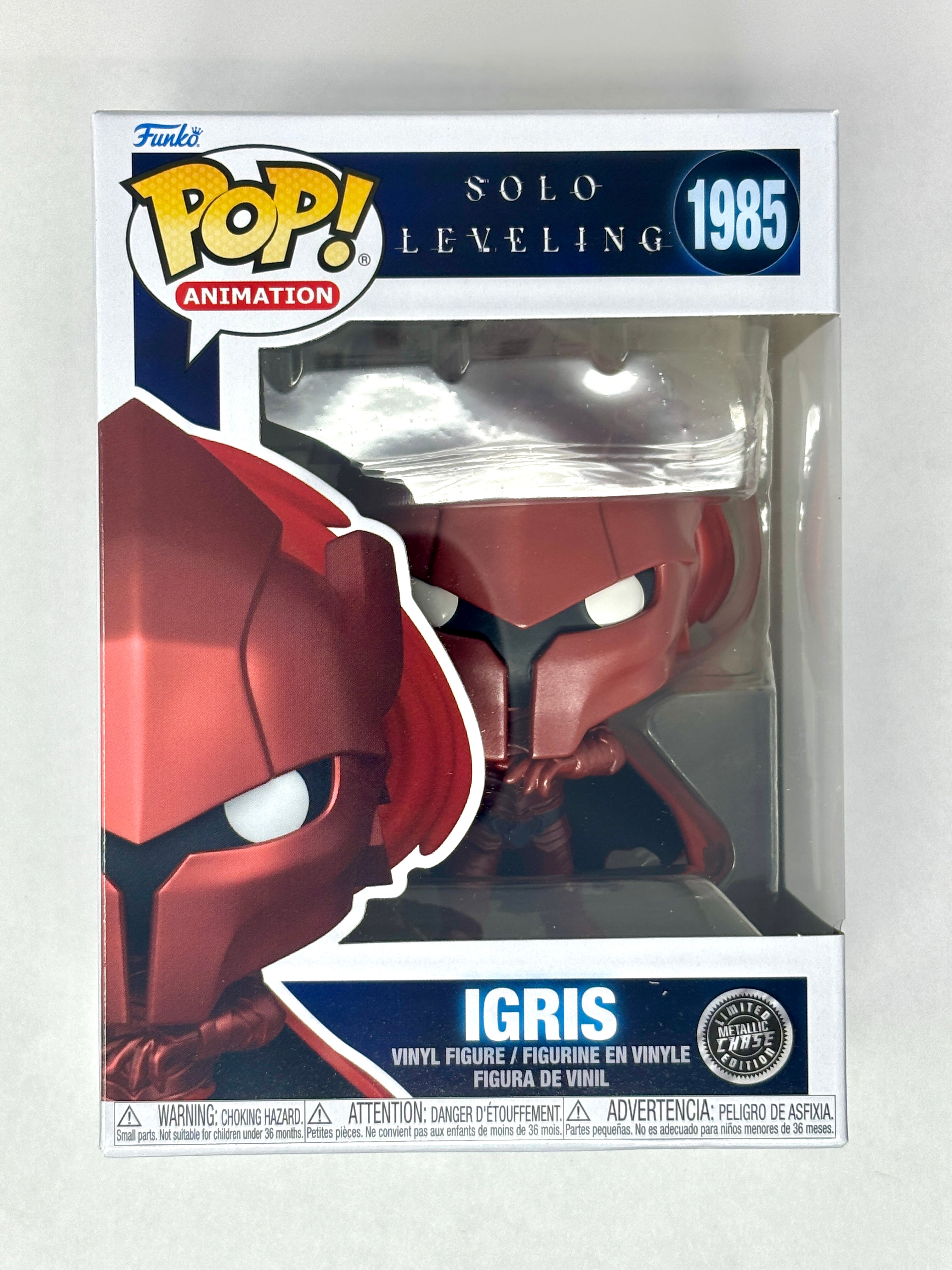 Funko Pop Igris #1985 – Solo Leveling (Chase) w/ Protector