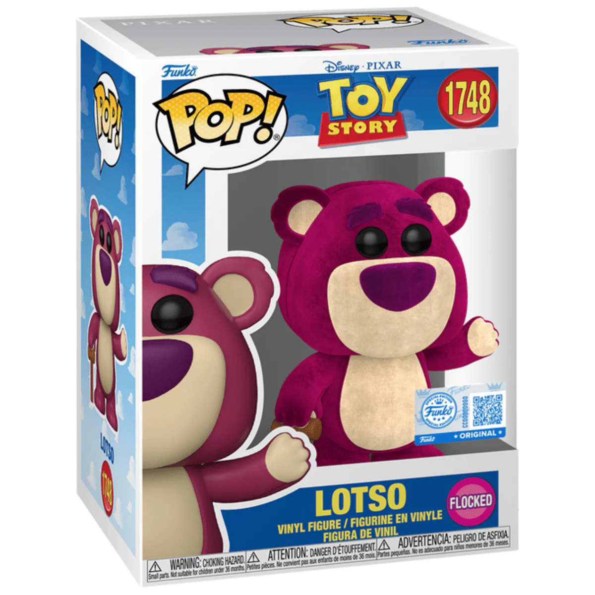 Funko Pop Lotso #1748 – Toy Story – Flocked w/ Protector
