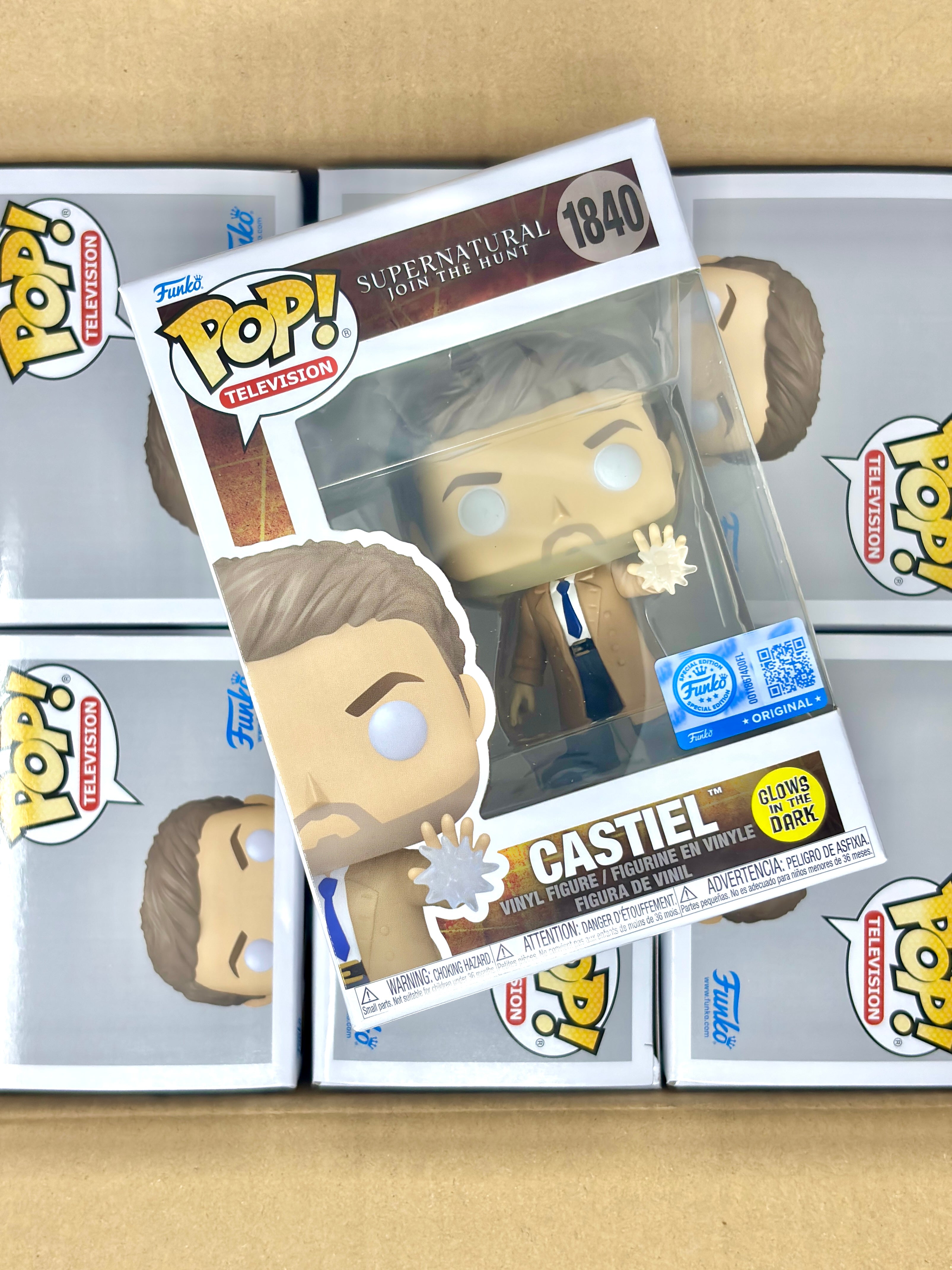 Funko Pop Castiel #1840 – Supernatural w/ Protector