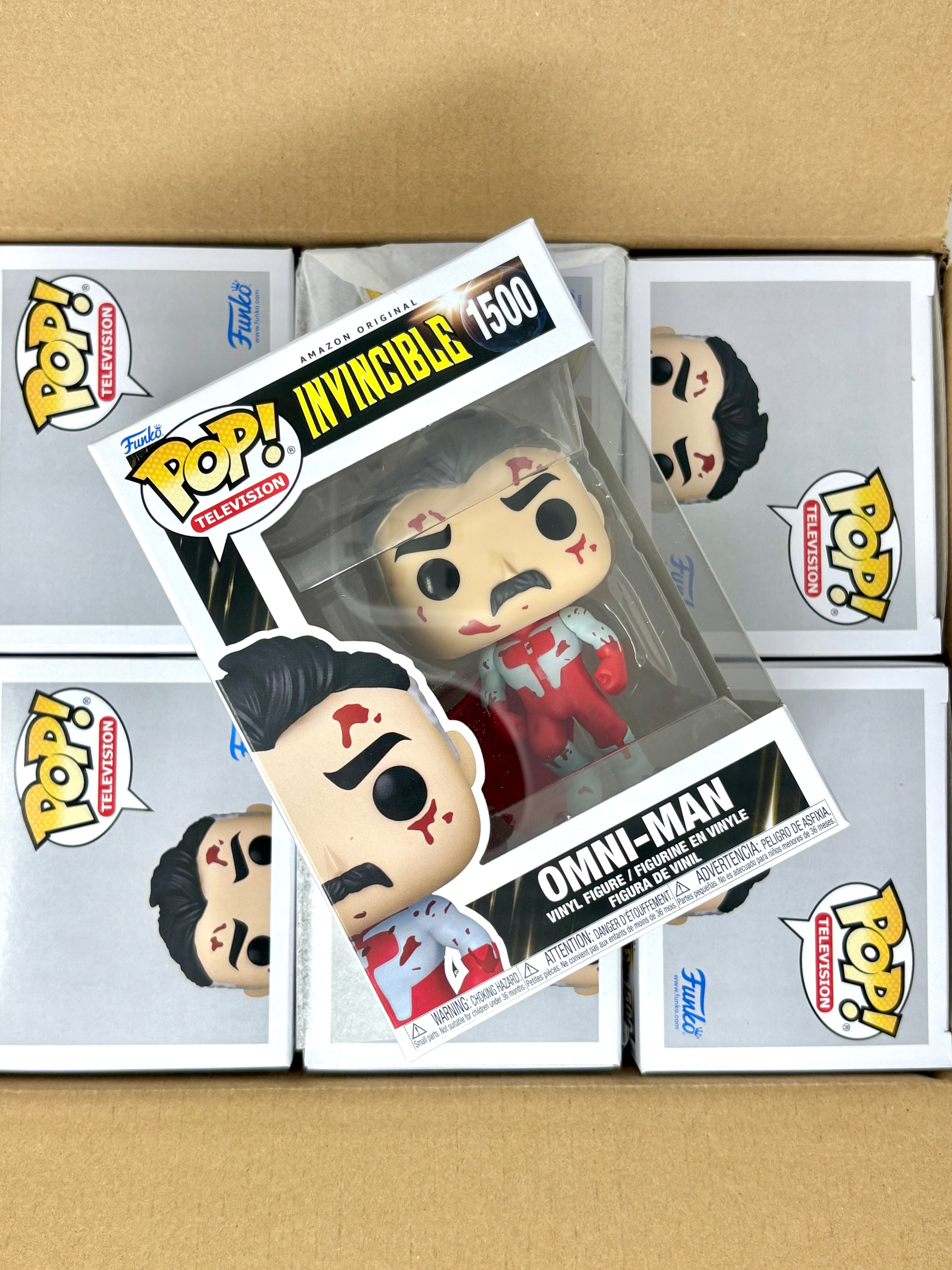 Funko Pop Omni-Man #1500 – Invincible (Bloody) w/ Protector