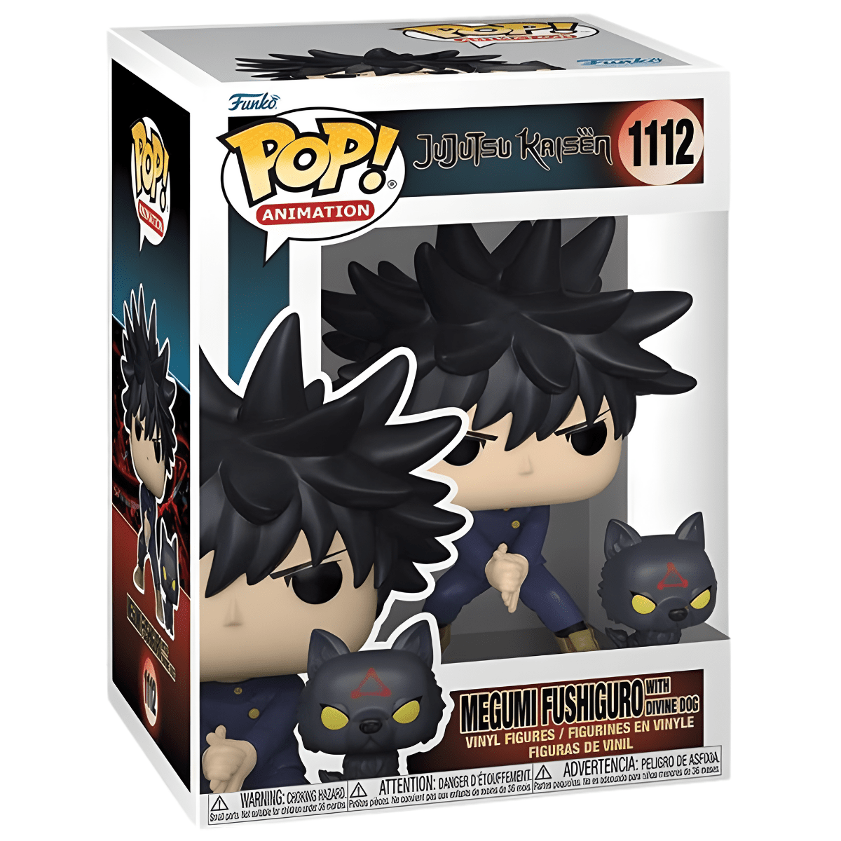 Megumi Fushiguro with Divine Dogs Funko Pop 1112 – Jujutsu Kaisen Funko Pop by Funko