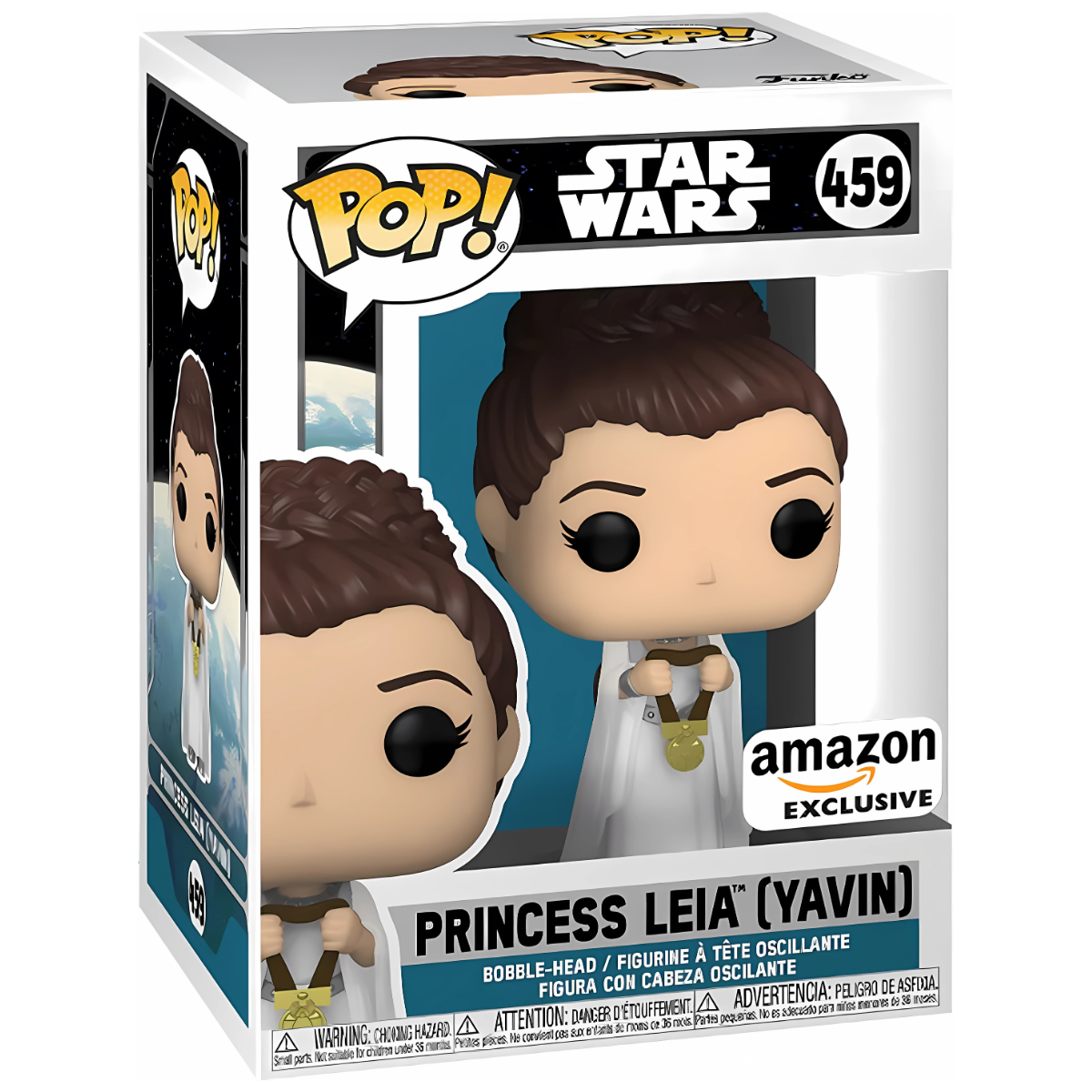 Funko Pop Princess Leia (Yavin) #459 – Star Wars w/ Protector