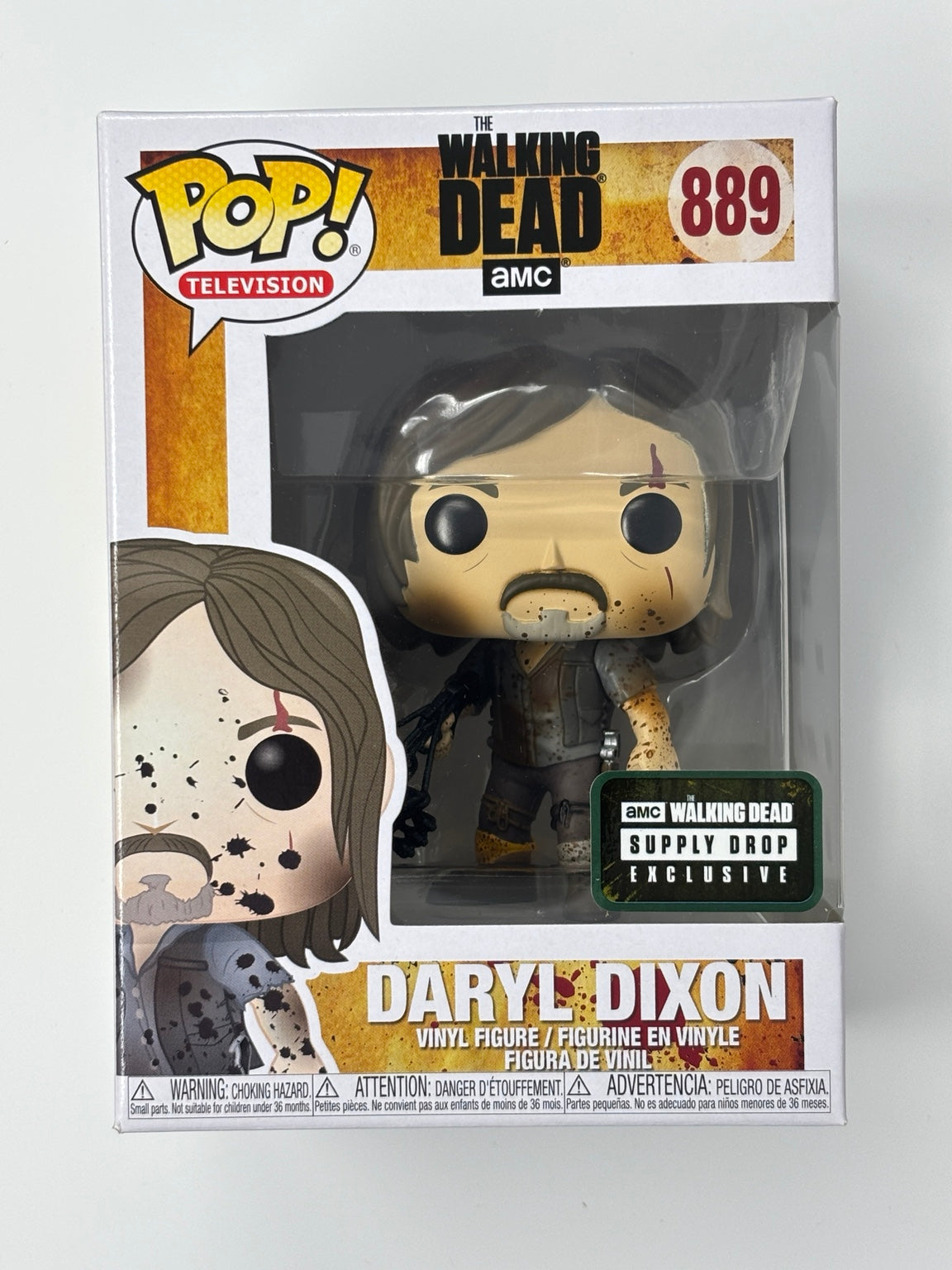 Daryl Dixon #889 AMC Supply Drop Exclusive – actual boxed front photo