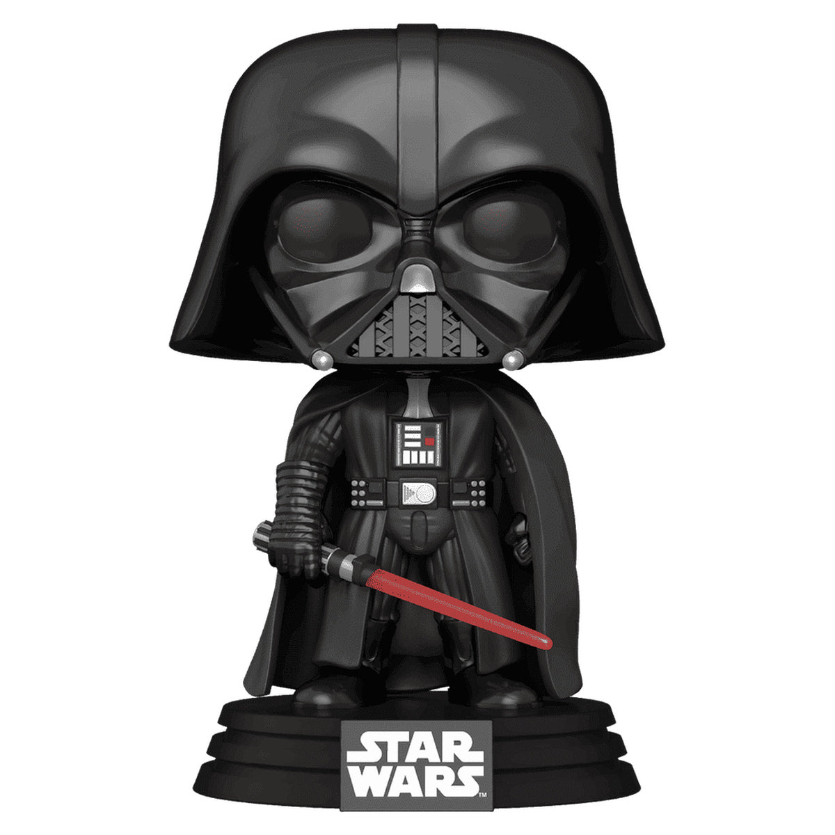 Funko Pop Darth Vader #597 unboxed vinyl figure with Star Wars base – white background