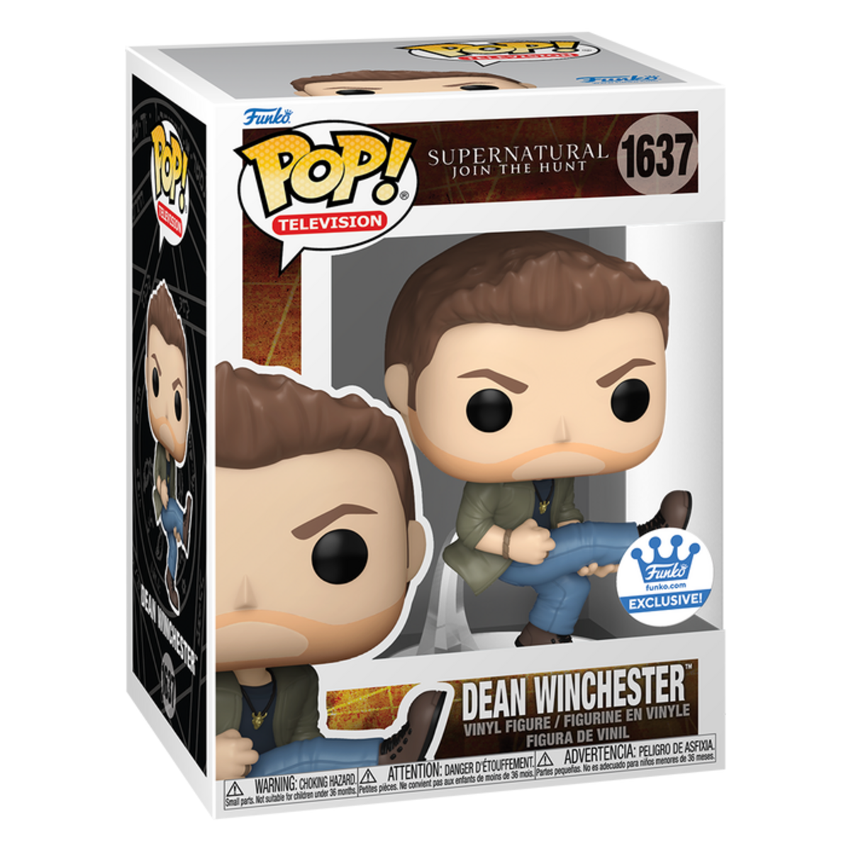 Funko Pop Dean Winchester Eye of the Tiger #1637 boxed