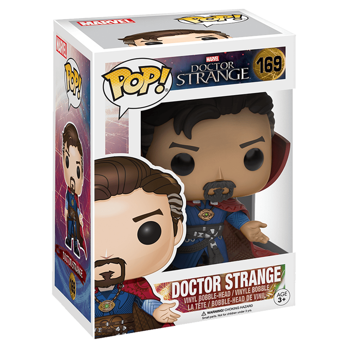 Funko Pop Doctor Strange #169 standard edition boxed on white