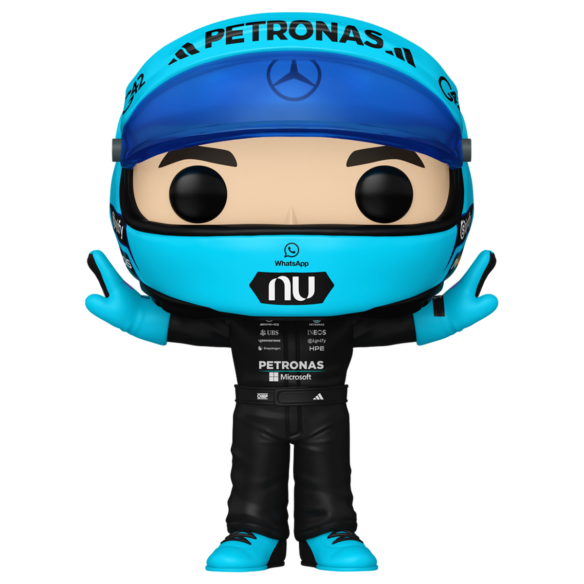 Funko Pop George Russell T-Pose #21 unboxed vinyl figure