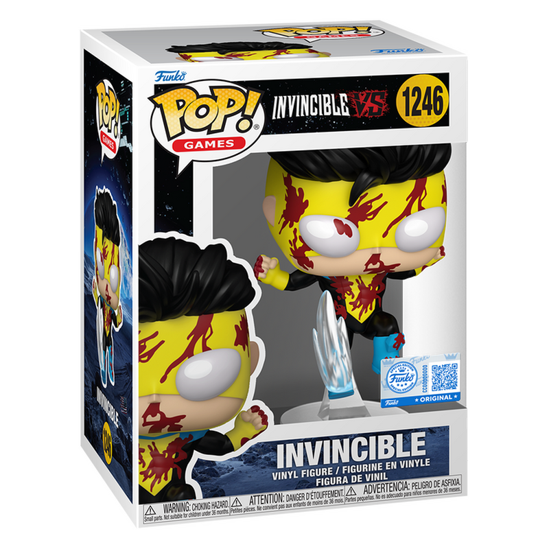 Funko Pop Invincible Flying Kick #1246 boxed