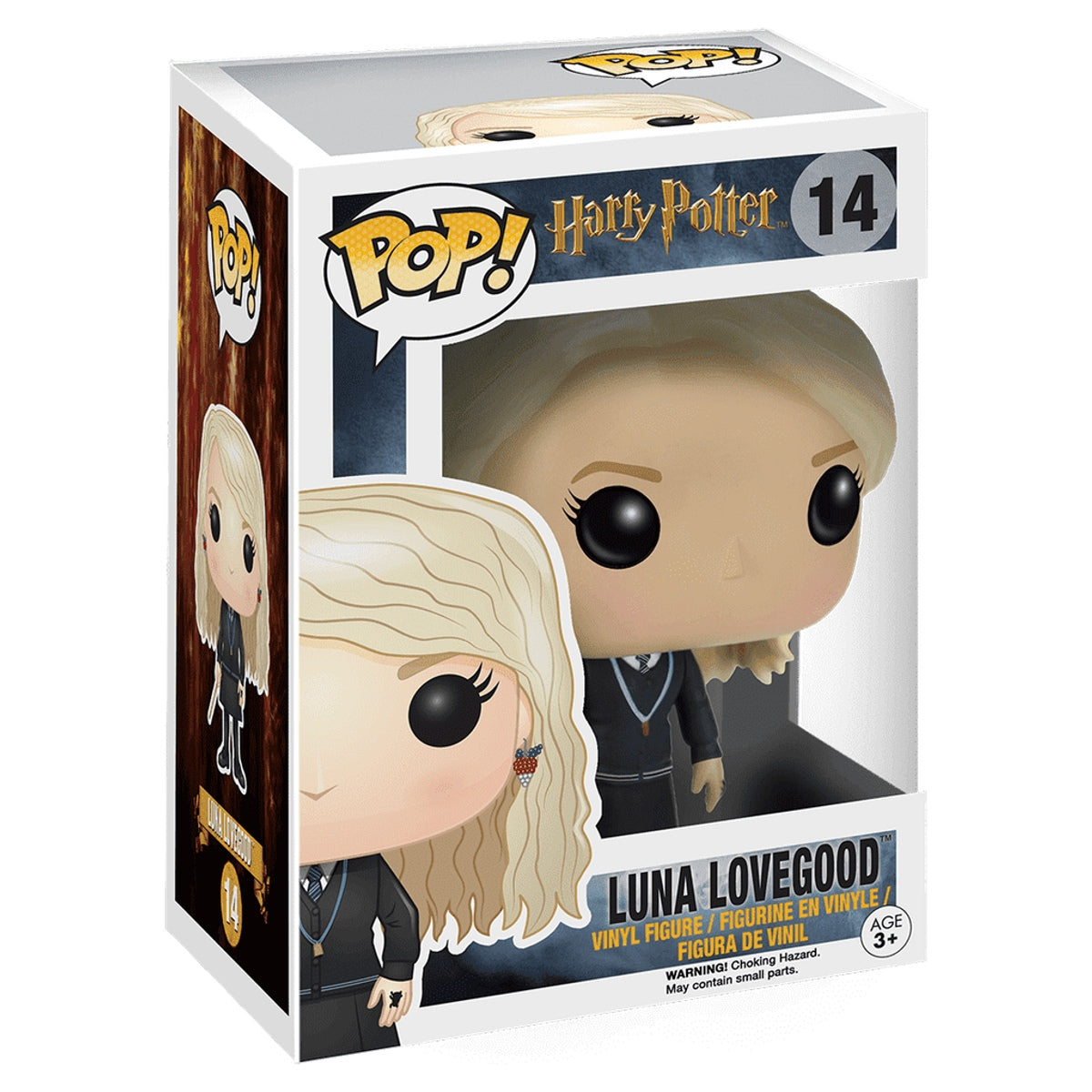 Luna Lovegood #14 Harry Potter Funko Pop – official boxed render on a white background