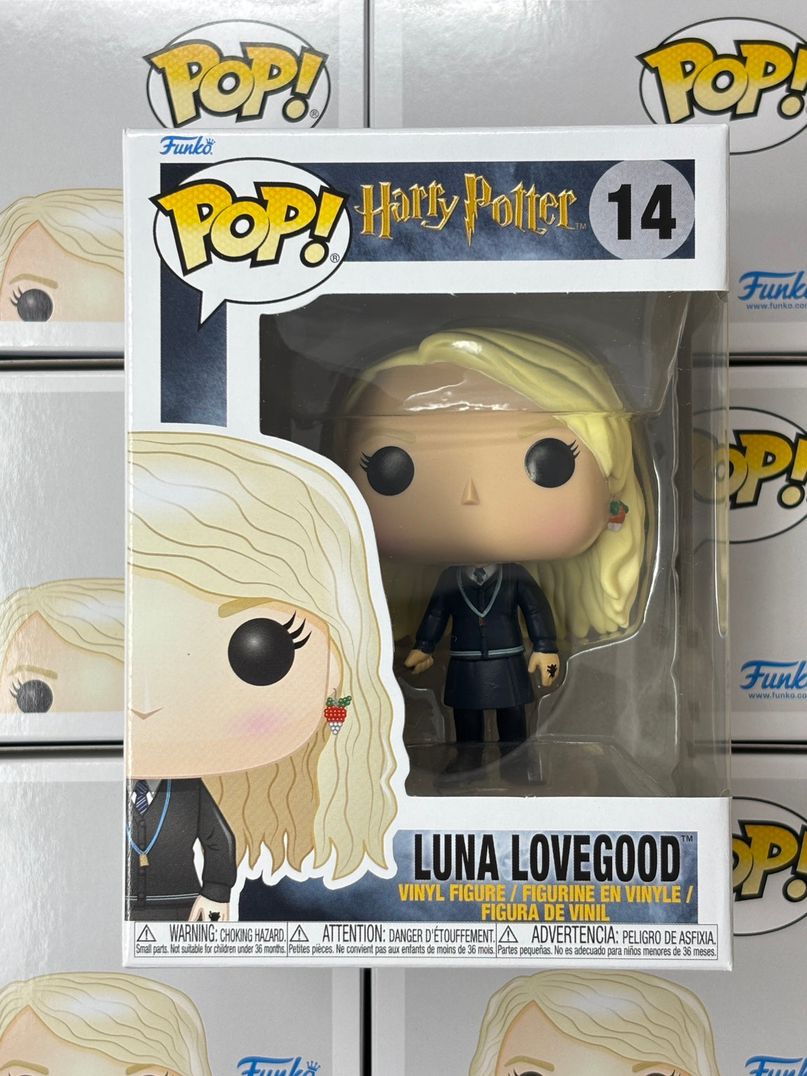 Luna Lovegood #14 Harry Potter Funko Pop – actual boxed front photo