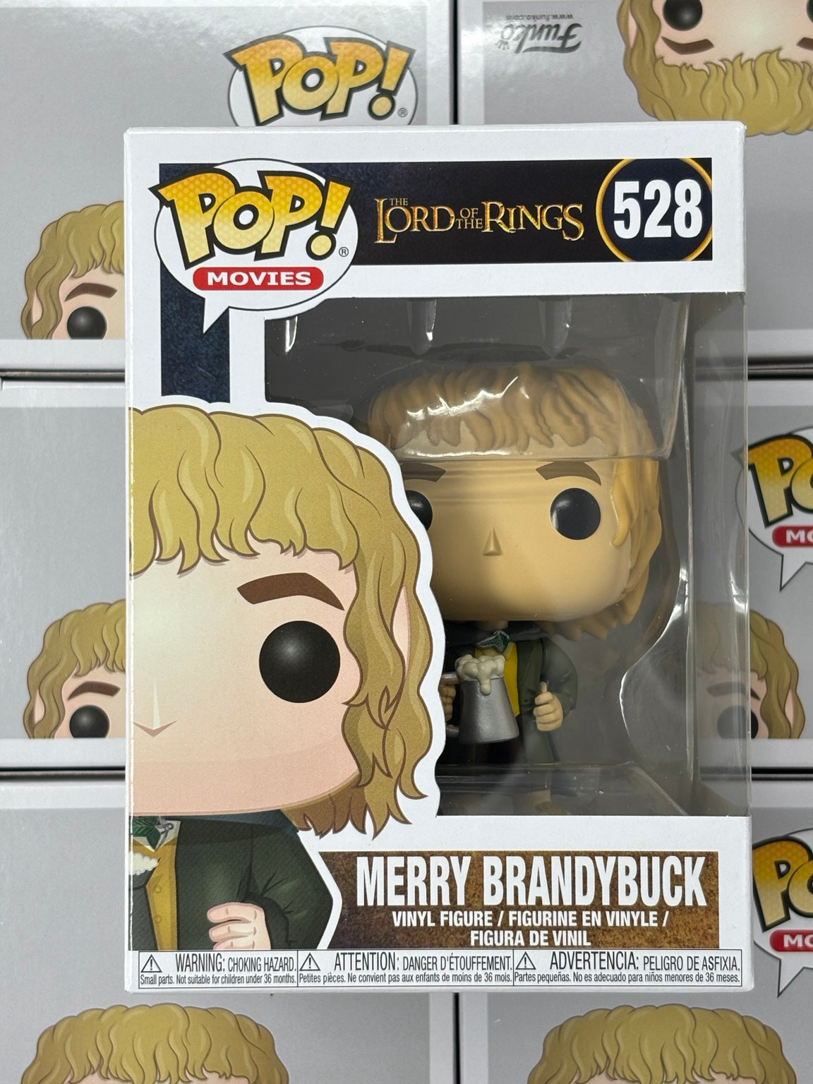 Merry Brandybuck #528 – Rock Box Toys warehouse photo of front of box