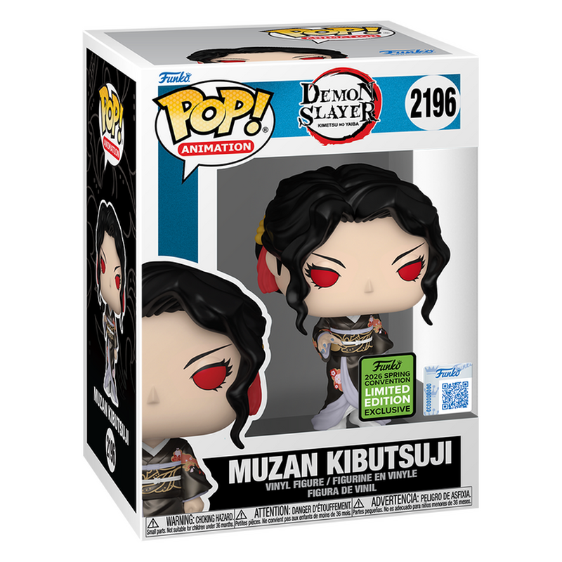 Funko Pop Muzan Kibutsuji metallic #2196 boxed