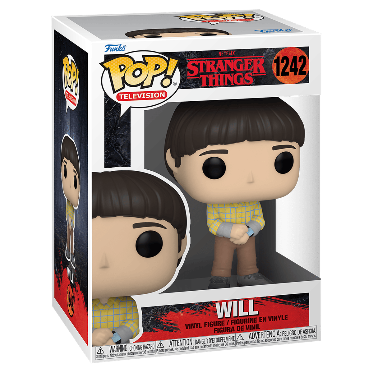 Funko Pop Will Byers #1242 Stranger Things Season 4 standard edition in its original window box