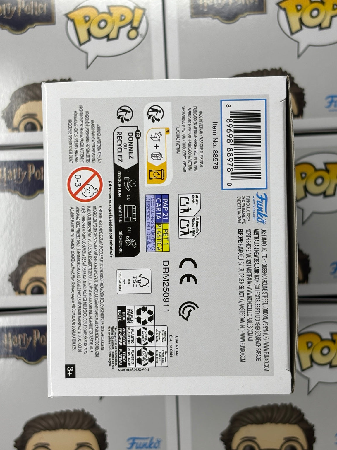 Harry Potter Flying #188 – bottom of box