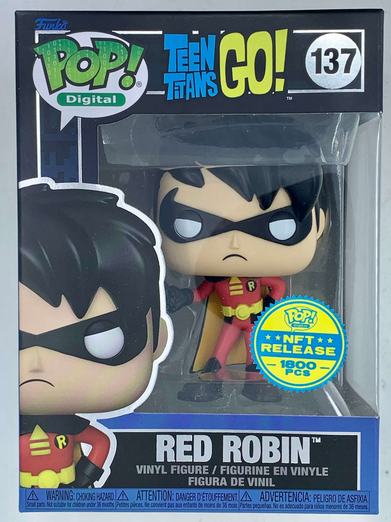 Red Robin Teen Titans Go Digital Funko Pop! 137 LE 1800 PCS
