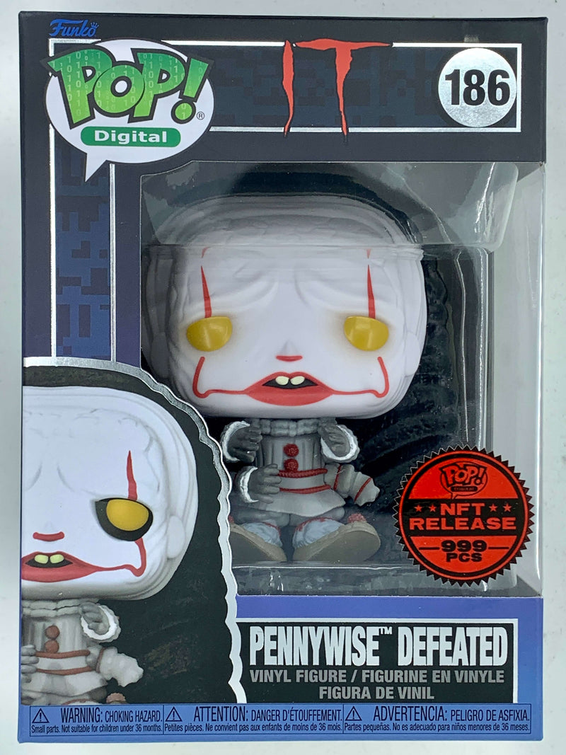  Pennywise Defeated IT Digital Funko Pop! 186 LE 999 Pieces
