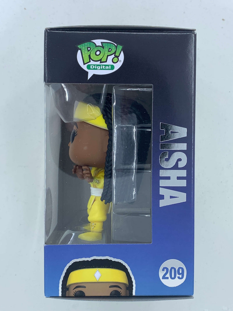 Aisha Yellow Power Rangers Digital Funko Pop! 209 Limited Edition of 1900 Pieces - Collectible Action Figure