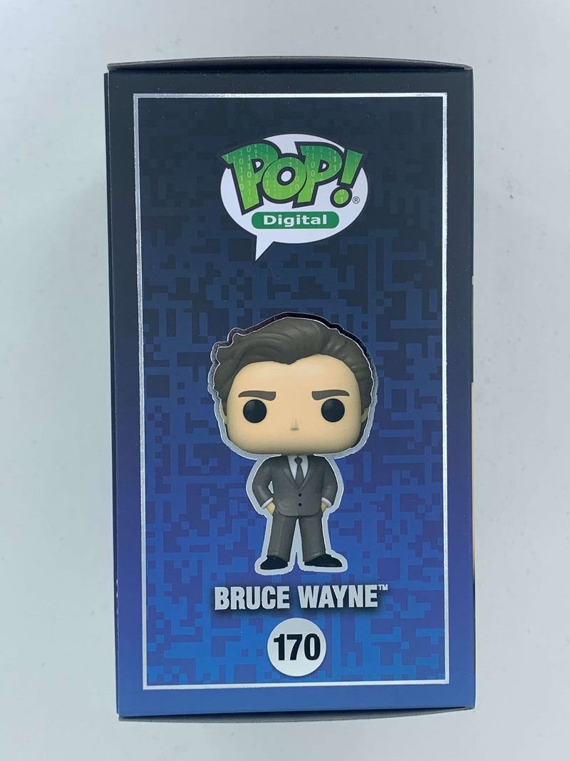 Bruce Wayne The Dark Knight Digital Funko Pop! 170 LE 1900 Pieces, a limited edition collectible action figure surrounded by a digital-themed packaging design.
