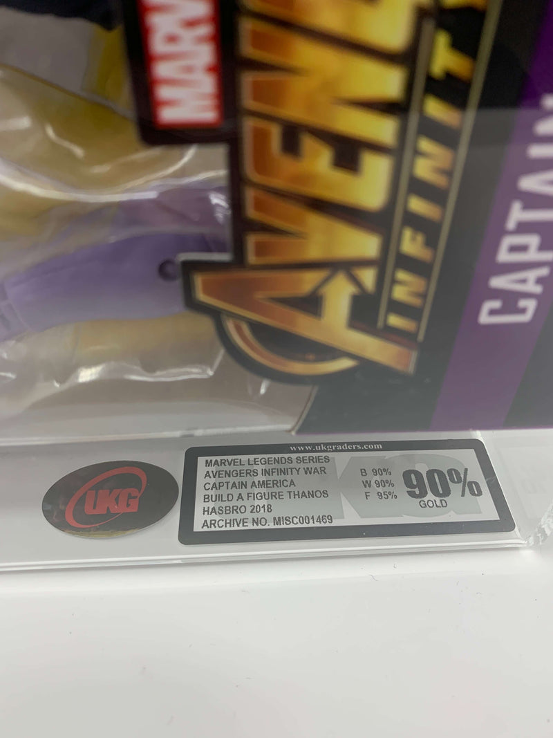Marvel Legends Captain America BAF Thanos 2018 UKG (UK AFA) Grade 90%