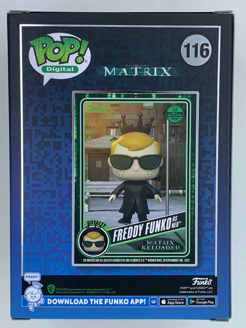 Freddy Funko as Neo Matrix Digital Funko Pop! 116 LE 2000 PCS