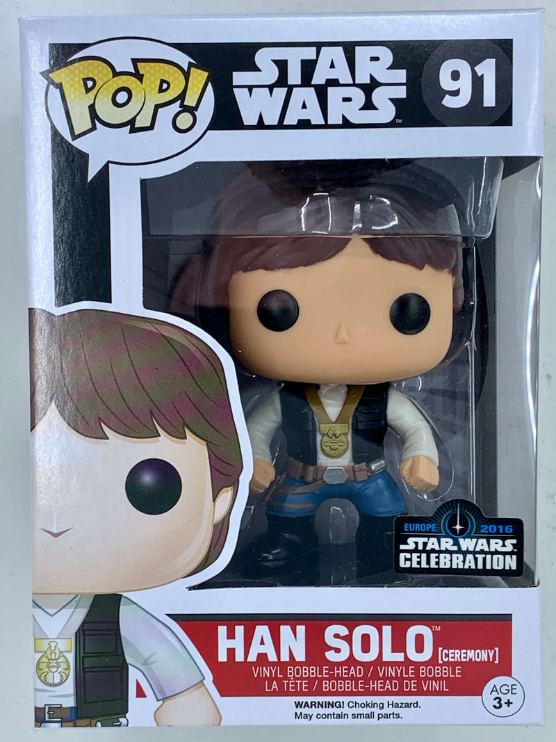 Han Solo Ceremony Star Wars Europe Celebration Funko Pop! 91