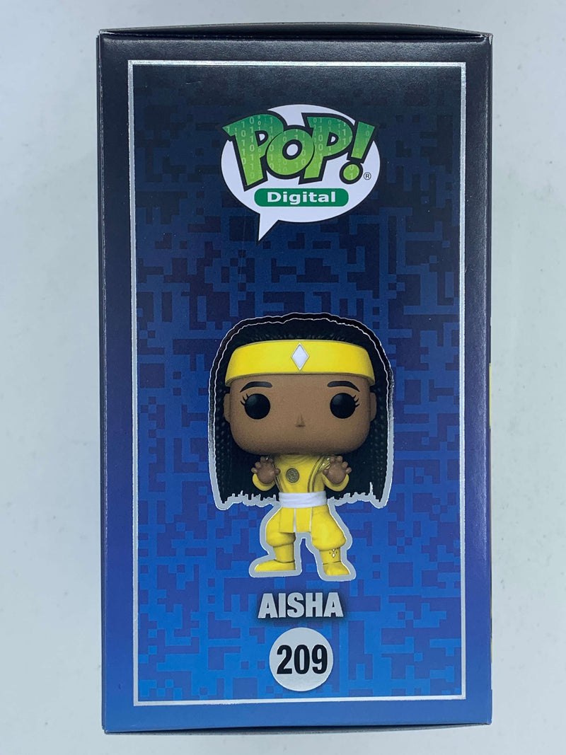 Vibrant Aisha Power Rangers Digital Funko Pop! 209 LE 1900 Pieces - Limited Edition Collectible NFT Digital Figure