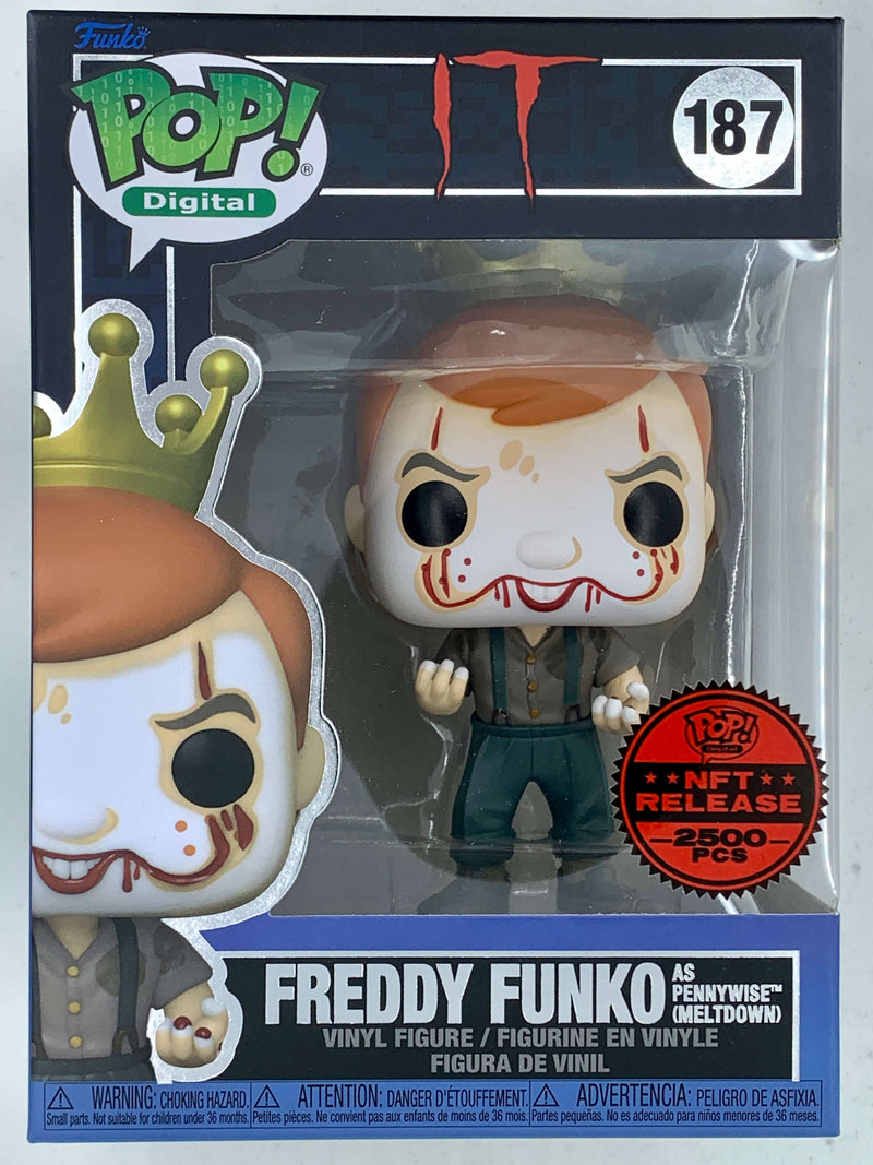  Freddy Funko as Pennywise IT Digital Funko Pop! 187 LE 2500 Pieces