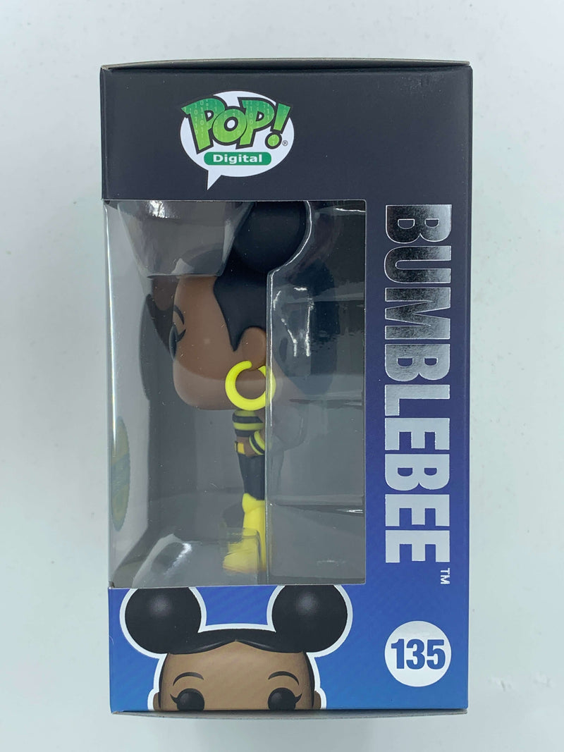 Bumblebee Teen Titans Go NFT Digital Funko Pop! 135 LE 1800 PCS, a limited-edition collectible action figure from the popular Funko brand.