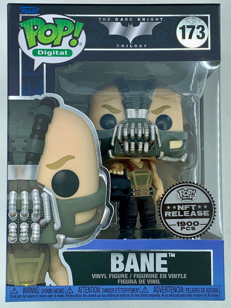 Bane the Muscular Villain from The Dark Knight Trilogy, Limited Edition NFT Digital Funko Pop! 173, 1900 Pieces