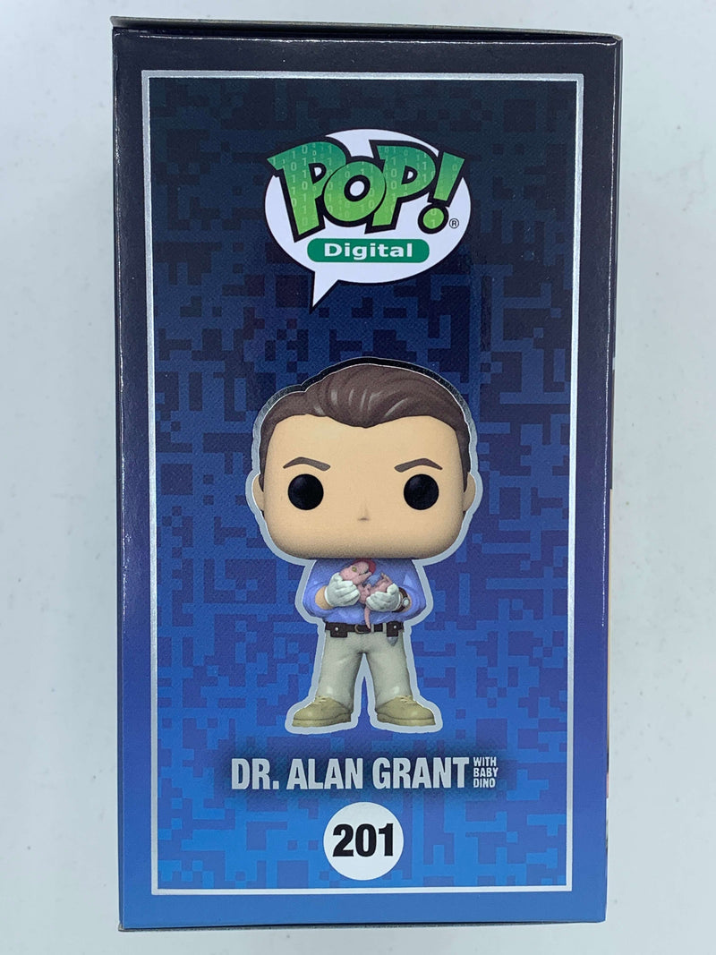 Collectible Dr. Alan Grant Baby Dino Jurassic Park NFT Digital Funko Pop! Figure, Limited Edition 201 of 1900 Pieces