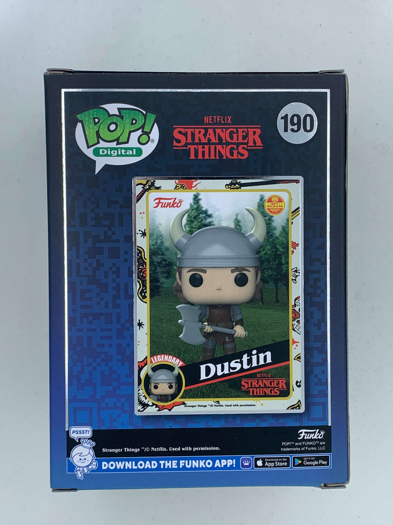 Dustin Stranger Things Digital Funko Pop! 190, Limited Edition of 3000 Pieces, NFT Digital Collectible