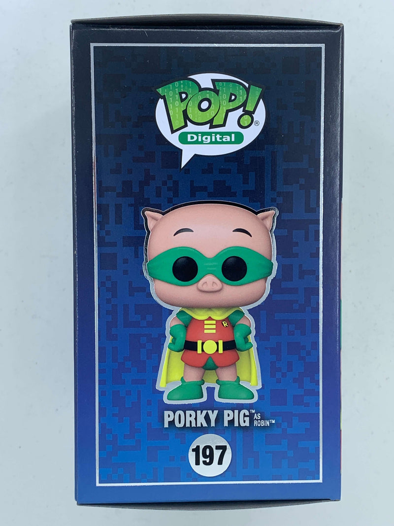 Porky Pig as Robin Digital Funko Pop! 197 LE 1300 Pieces