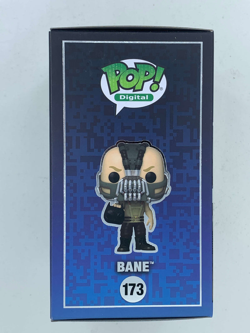 Limited edition Bane The Dark Knight NFT Digital Funko Pop! figurine with unique packaging and numbered 173 of 1900 pieces.