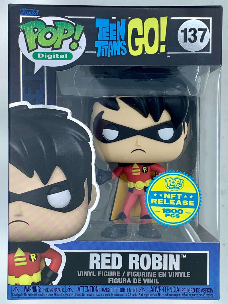 Red Robin Teen Titans Go Digital Funko Pop! 137 LE 1800 Pieces