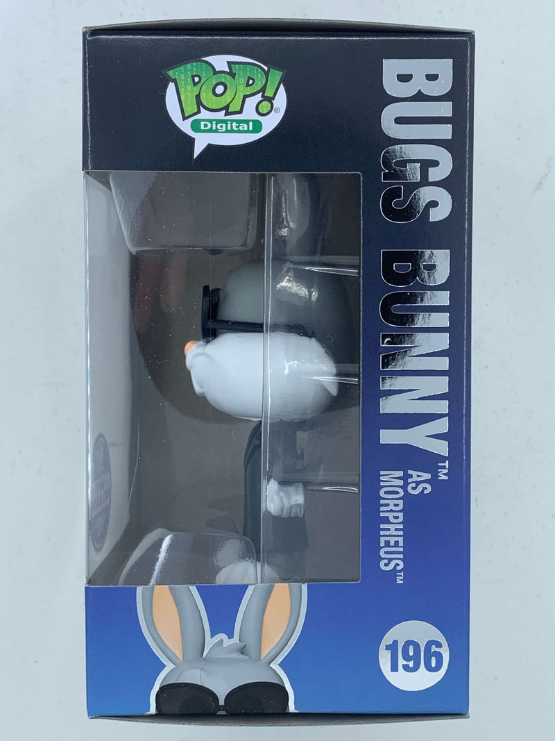 Bugs Bunny as Morpheus Digital Funko Pop! 196 LE 1300 Pieces - NFT Digital collectible figure displayed in clear packaging