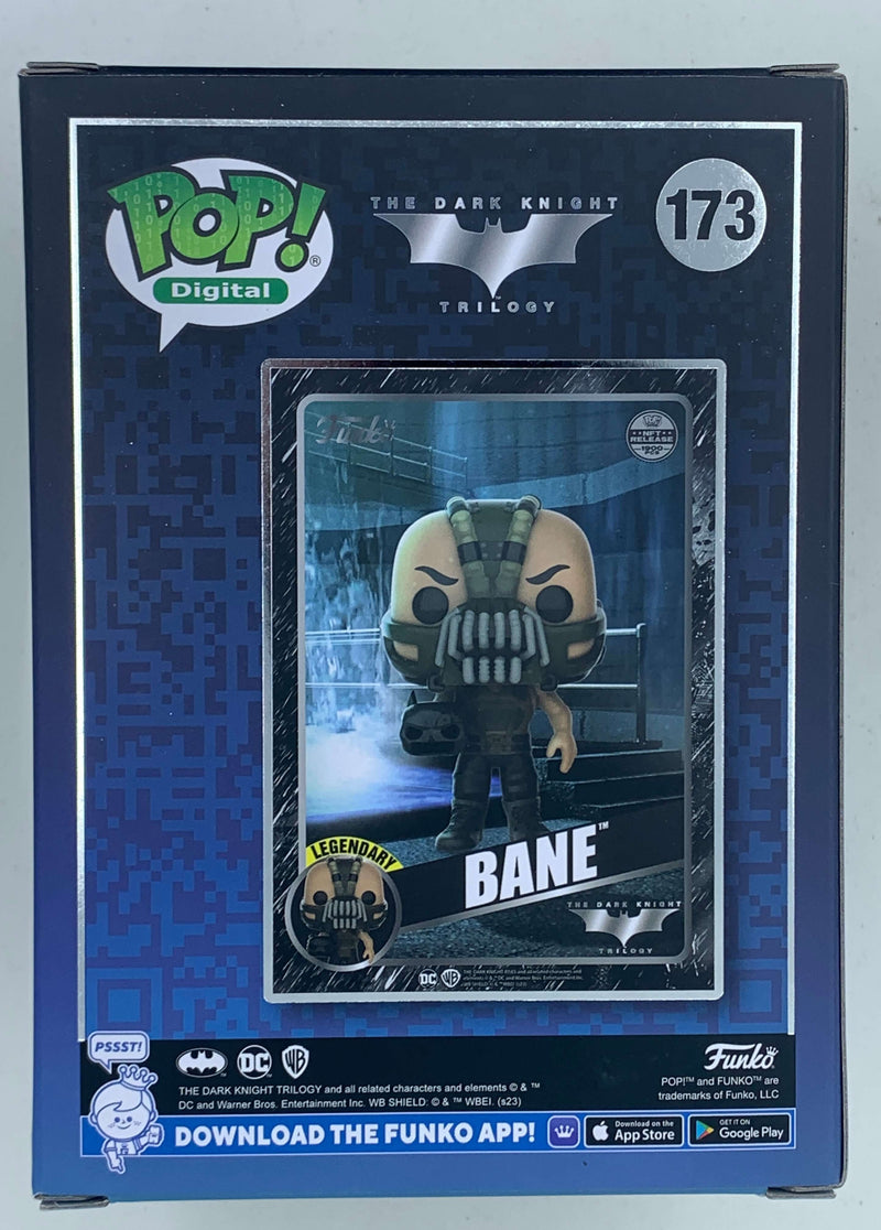 Bane The Dark Knight Digital Funko Pop! 173 LE 1900 Pieces - Limited edition NFT digital collectible figure of the iconic villain Bane from the Dark Knight trilogy.
