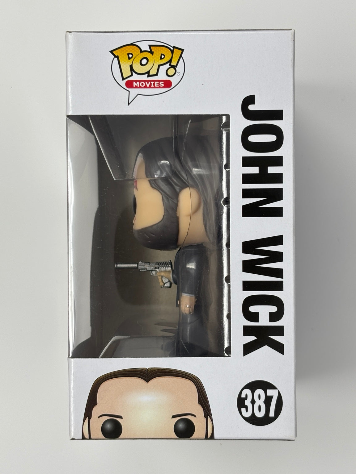 John Wick Bloody Chase #387 actual item – window side of box