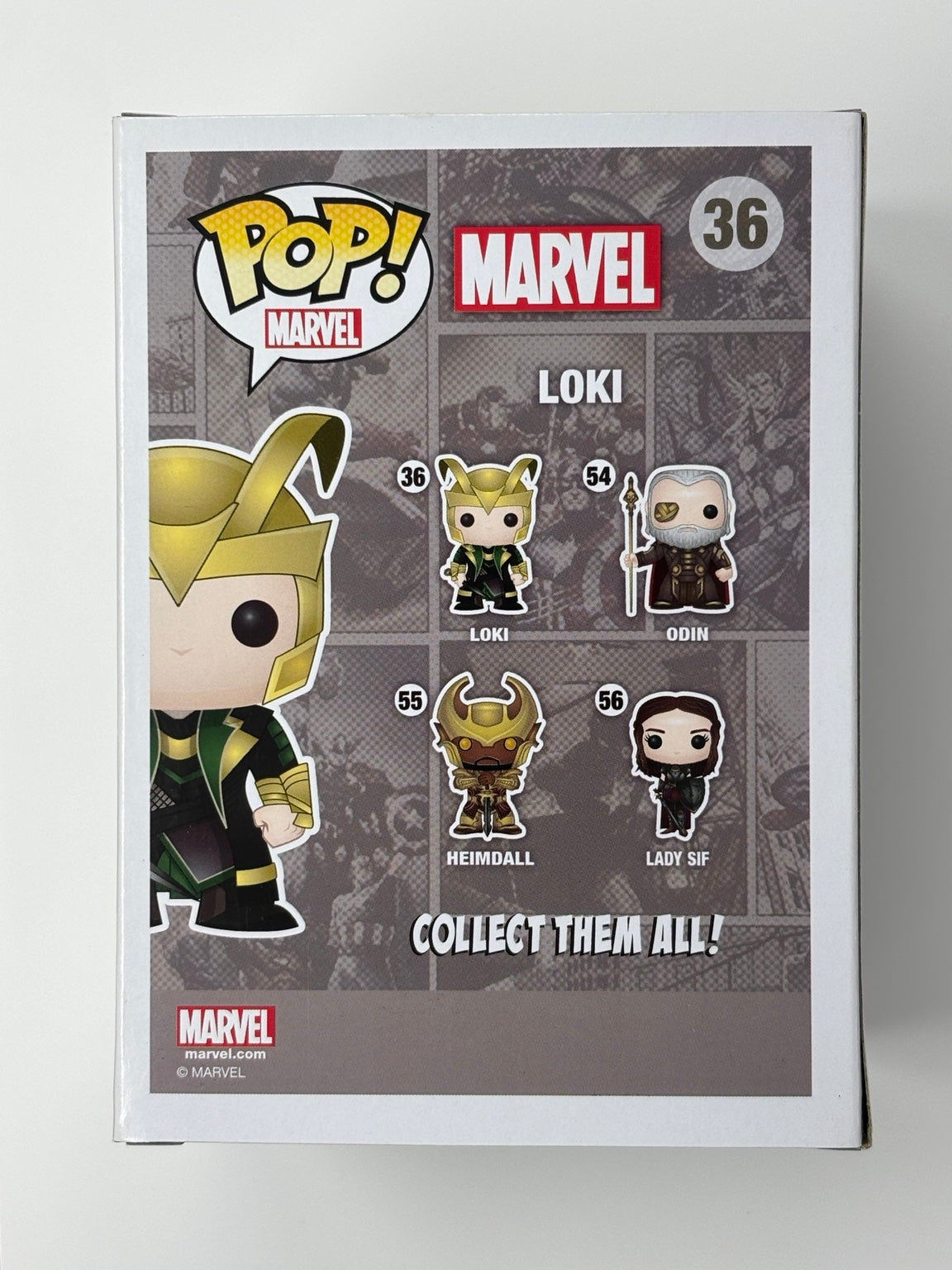 Loki Frost Giant #36 Underground Toys Exclusive - back