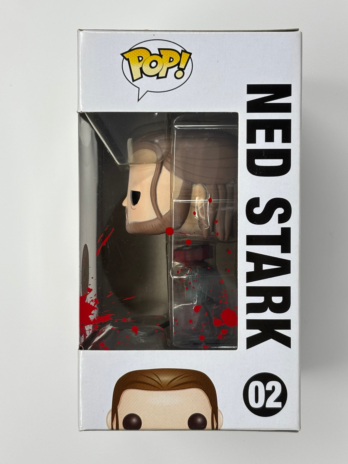 Ned Stark Headless #02 SDCC 2013 actual box window-side