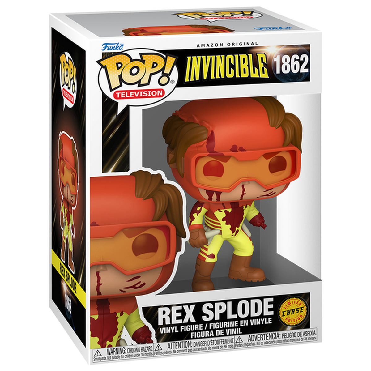 Funko Pop Rex Splode Chase #1862 Invincible boxed