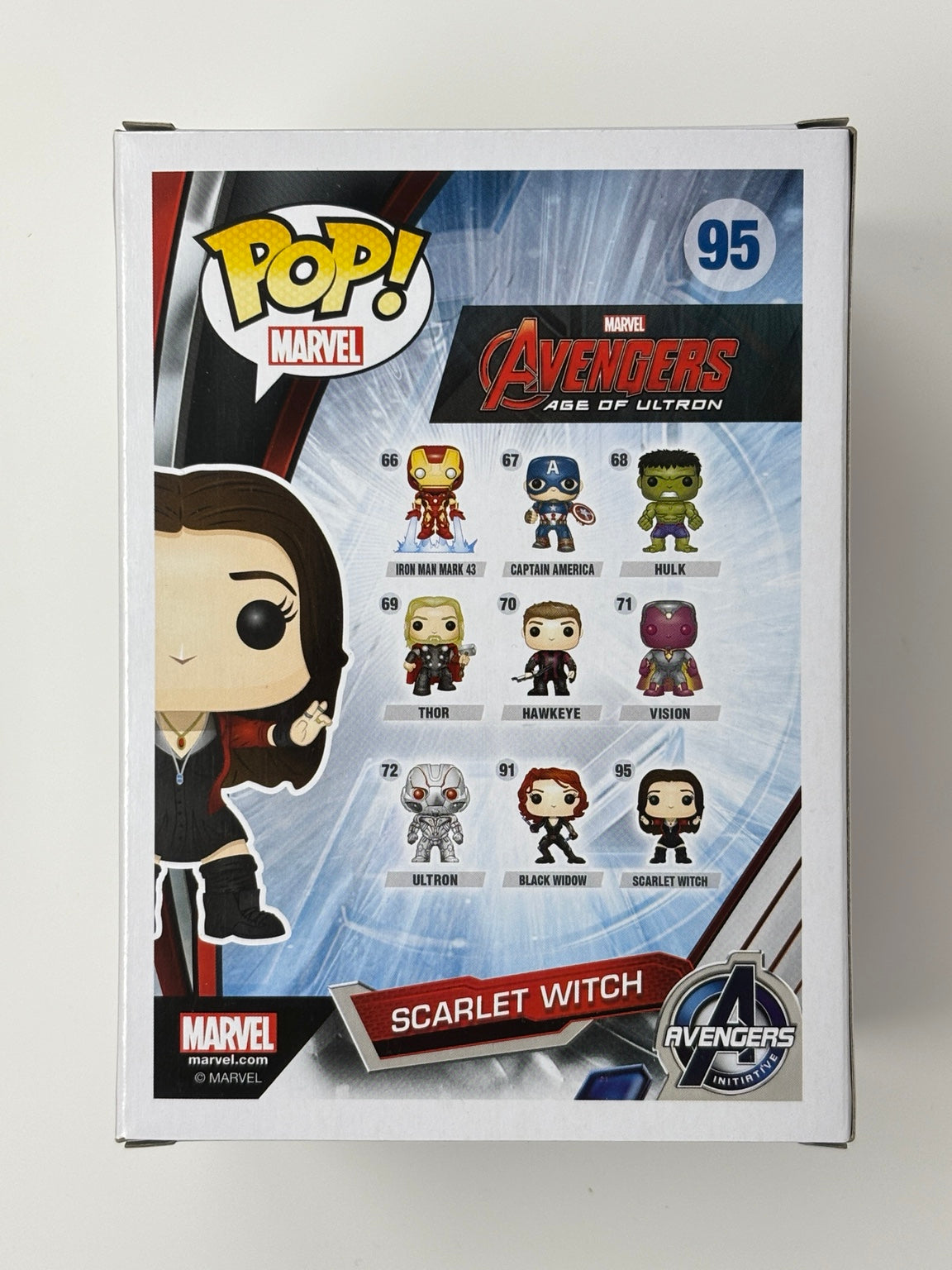 Scarlet Witch #95 actual box back