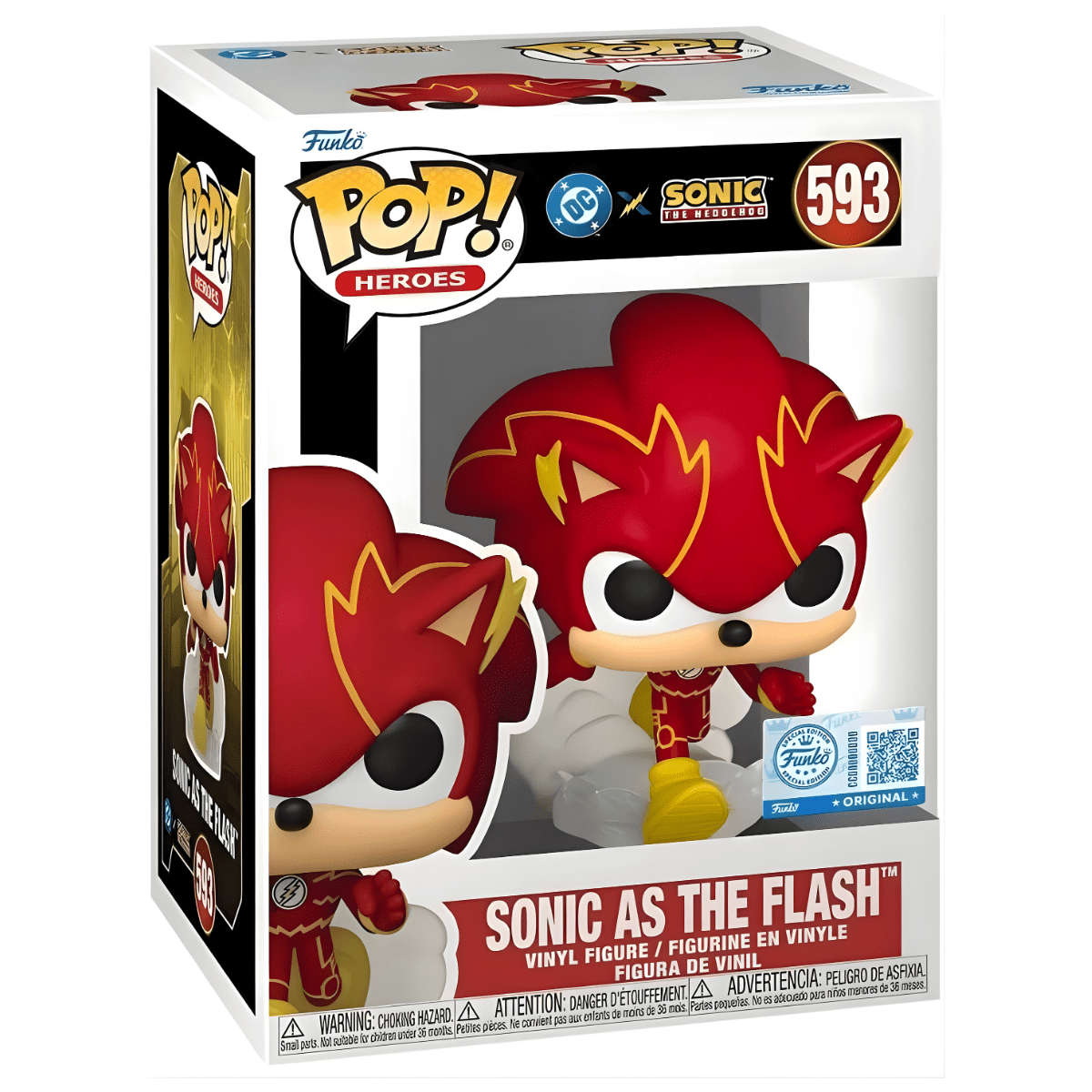 Sonic as The Flash Funko Pop 593 – DC x Sonic the Hedgehog Funko Pop