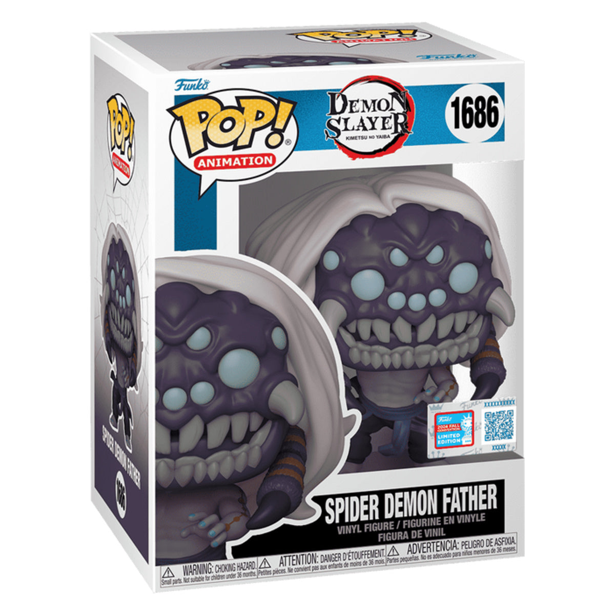 Funko Pop Spider Demon Father #1686 – Demon Slayer boxed