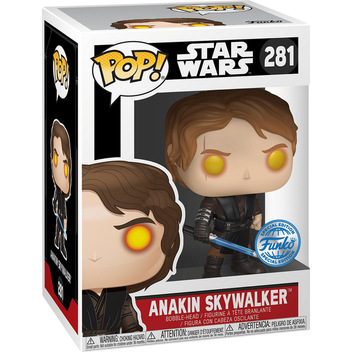 Funko Pop Anakin Skywalker #281 Dark Side boxed