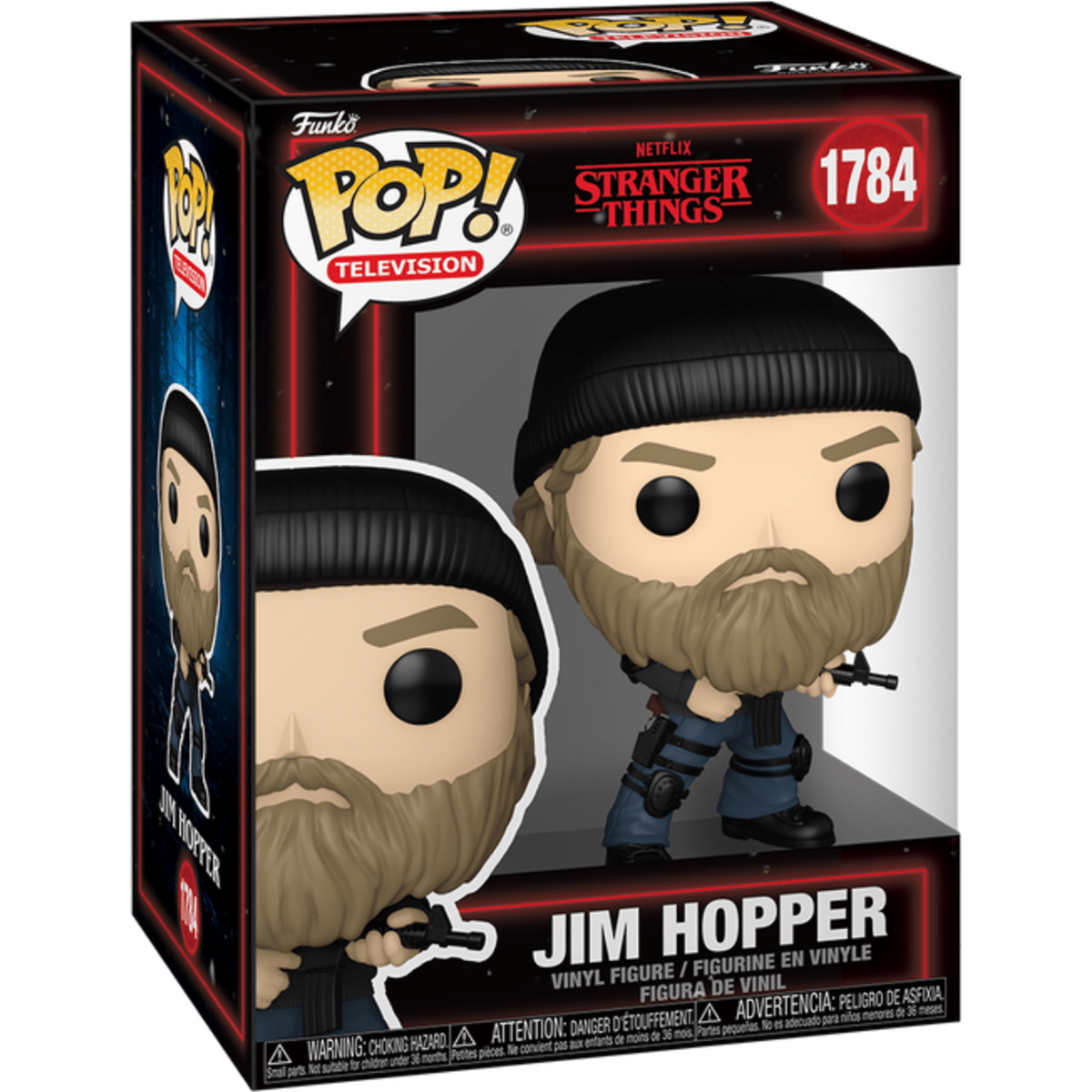 Funko Pop Jim Hopper #1784 boxed